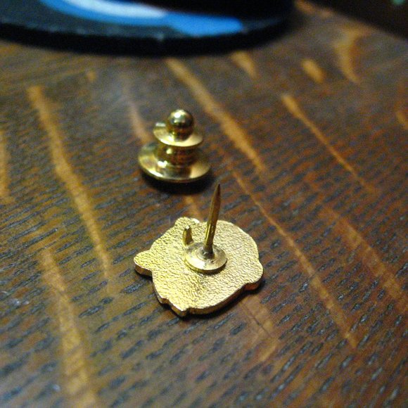 🐯 Tiger Mascot Vintage Lapel Pin Tie Tack - Picture 3 of 4